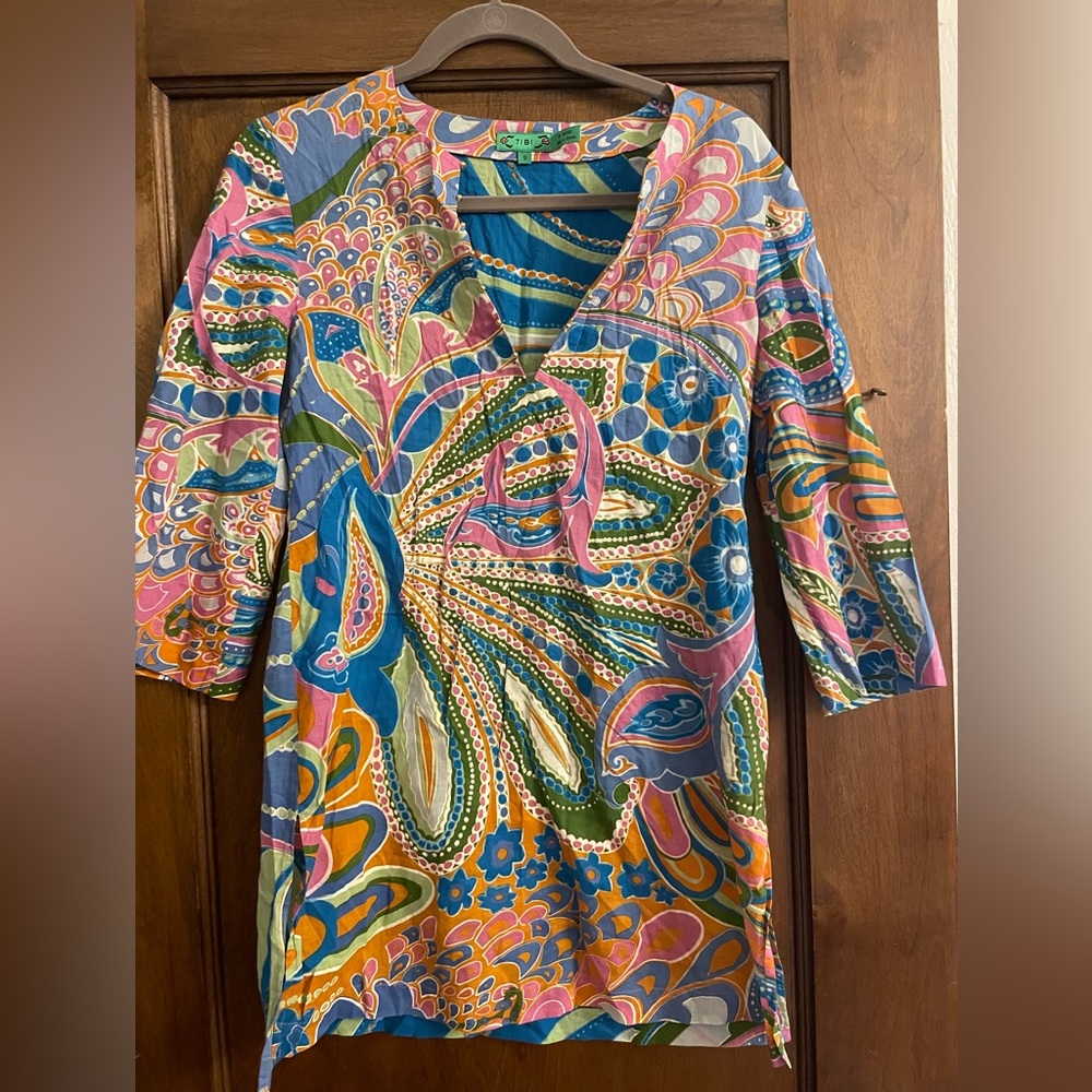 Tibi Cotton Groovy Summer Tunic
